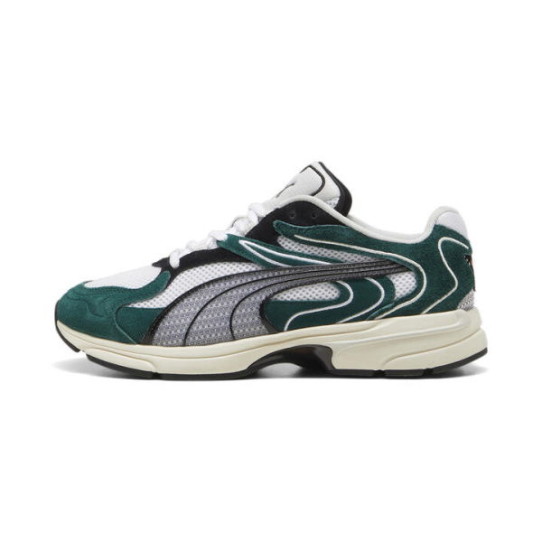 Extos Collector Unisex Sneakers in White/Dark Myrtle, Size 10, Synthetic by PUMA