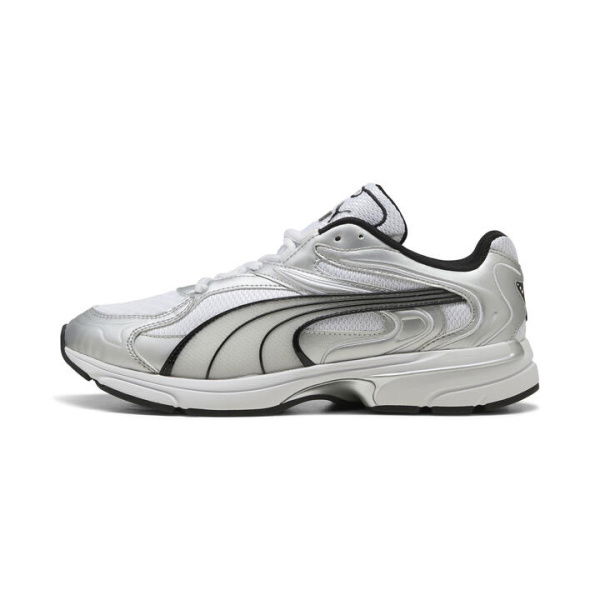 Extos Millennium Unisex Sneakers in White/Silver, Size 4.5, Synthetic by PUMA Shoes