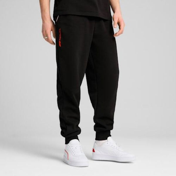 F1Â® ESS+ Men's Relaxed Sweatpants in Black, Size Medium, Cotton by PUMA