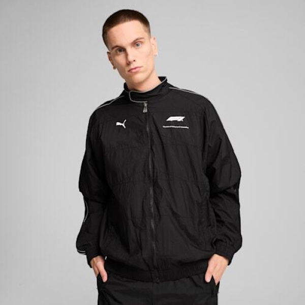 F1Â® T7 Men's Oversized Track Jacket in Black, Size Small, Polyester by PUMA