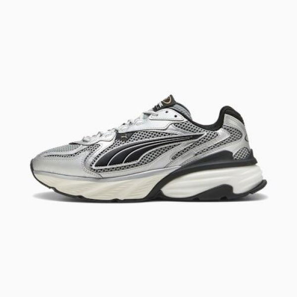 Fade Unisex Sneakers in Silver/Cool Mid Gray/Black, Size 6.5, Synthetic by PUMA Shoes