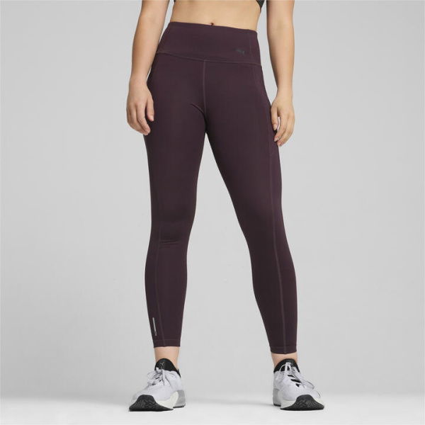 Favourite FOREVER High Waist 7/8 Women's Training Leggings in Midnight Plum, Size Medium, Polyester/Elastane by PUMA