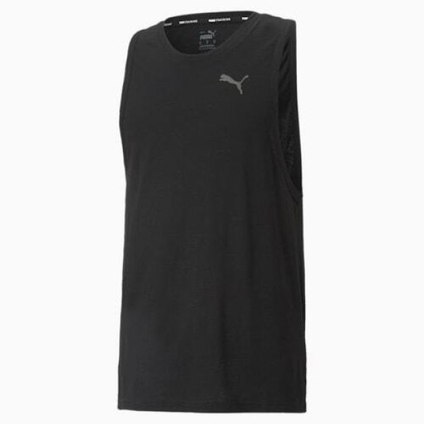 Favourite Men's Training Tank Top in Black, Size Small, Polyester/Cotton by PUMA