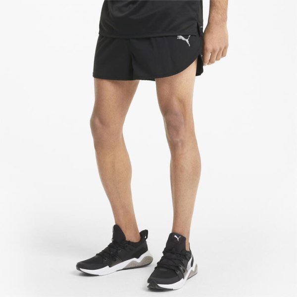 Favourite Split Men's Running Shorts in Black, Size Medium, Polyester by PUMA