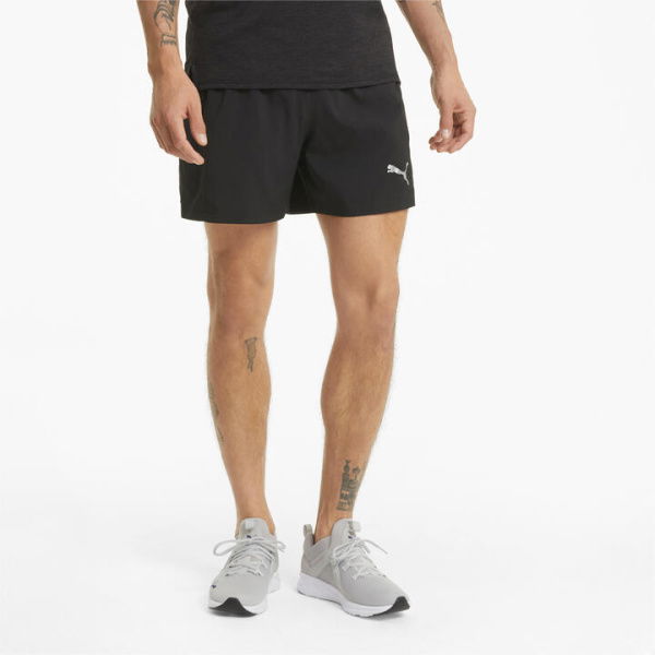 Favourite Woven 5 Session Men's Running Shorts in Black, Size 2XL, Polyester by PUMA