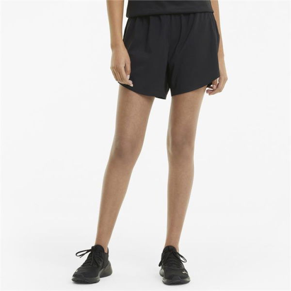 Favourite Woven 5 Women's Running Shorts in Black, Size Large, Polyester by PUMA