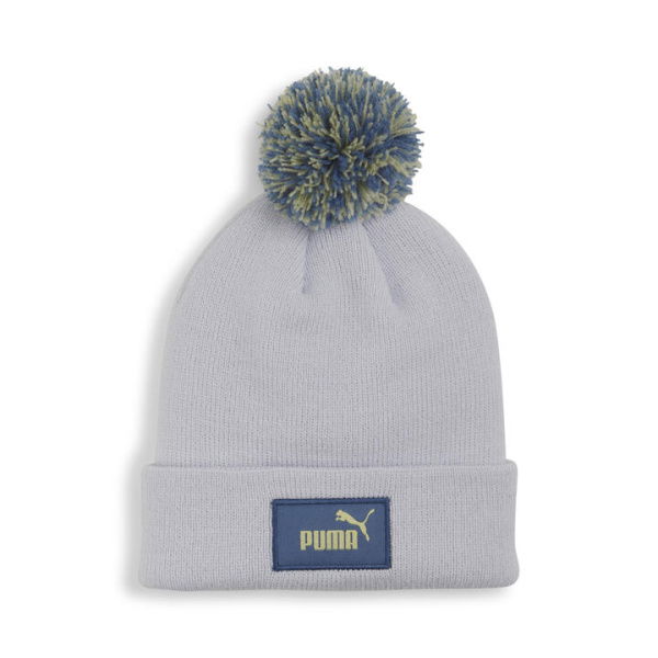 FC Pom Pom Youth Beanie in Silver Mist, Acrylic by PUMA