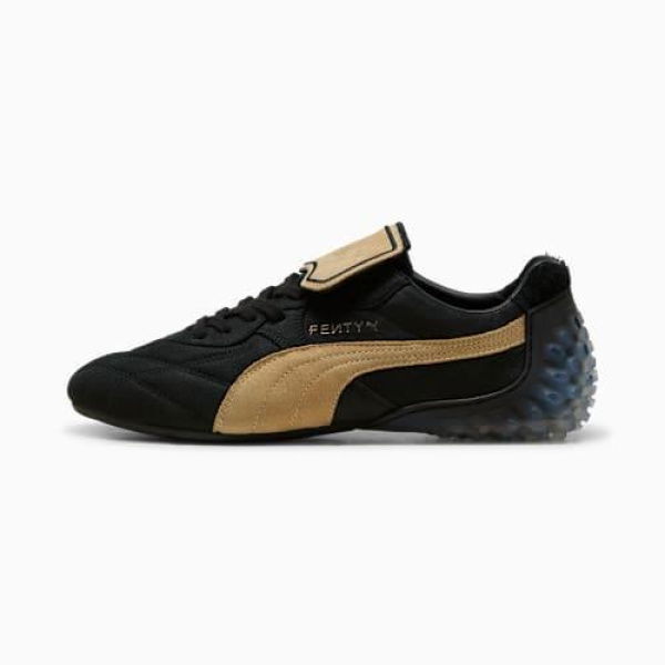 FENTY x Avanti LS Unisex Sneakers in Black/Prairie Tan, Size 4.5, Rubber by PUMA