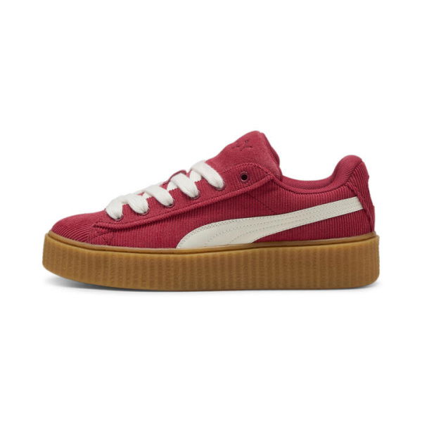 FENTY x Creeper Phatty In Session Sneakers in Club Red/Warm White/Gum, Size 10, Synthetic by PUMA