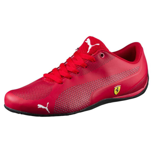 Ferrari Drift Cat 5 Ultra Unisex Motorsport Shoes in Rosso Corsa/White/Black, Size 10 by PUMA Shoes