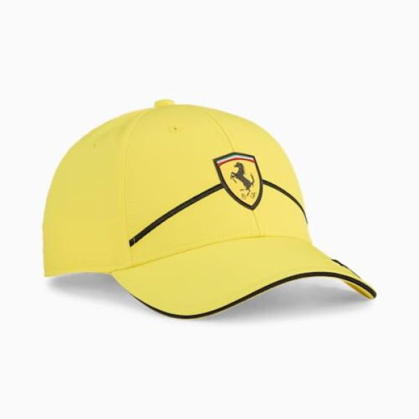 Ferrari Race Baseball Cap in Speed Yellow, Polyester by PUMA