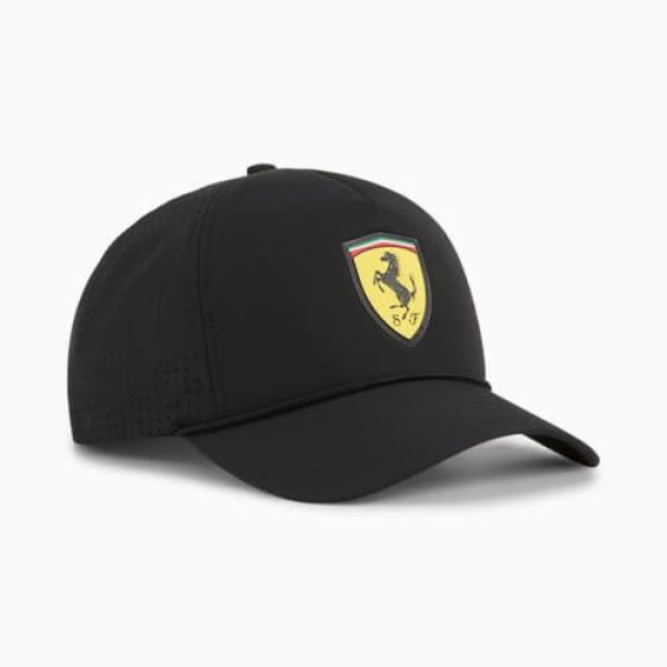 Ferrari Race Trucker Cap in Black, Polyester by PUMA