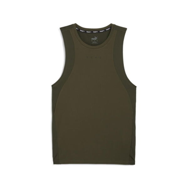 FIT CLOUDSPUN Men's Tank Top in Dark Olive, Size 2XL, Polyester/Elastane by PUMA