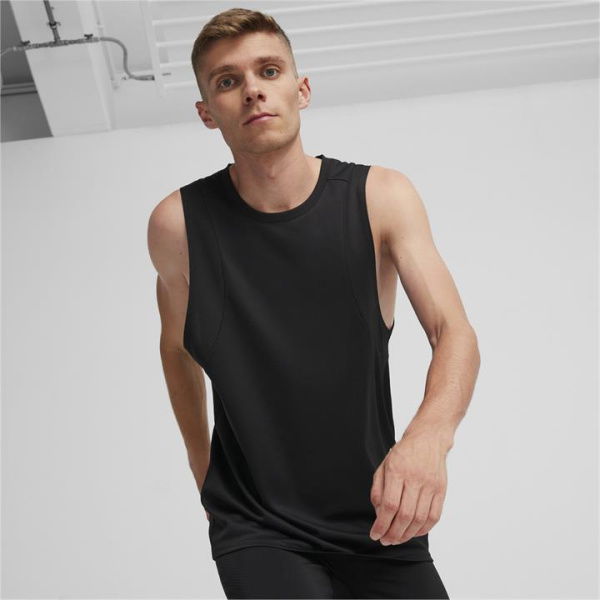 FIT Ultrabreathe Men's Training Tank Top in Black, Size Large, Polyester by PUMA