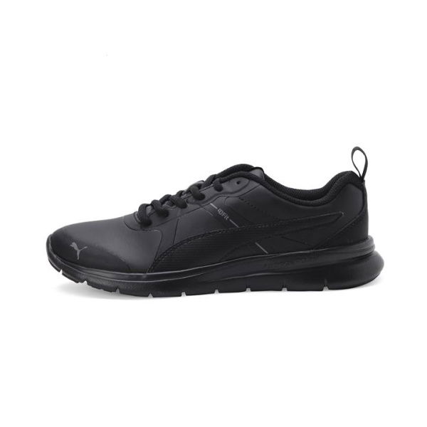 Flex Essential Youth Running Shoes in Black, Size 5, Synthetic by PUMA Shoes