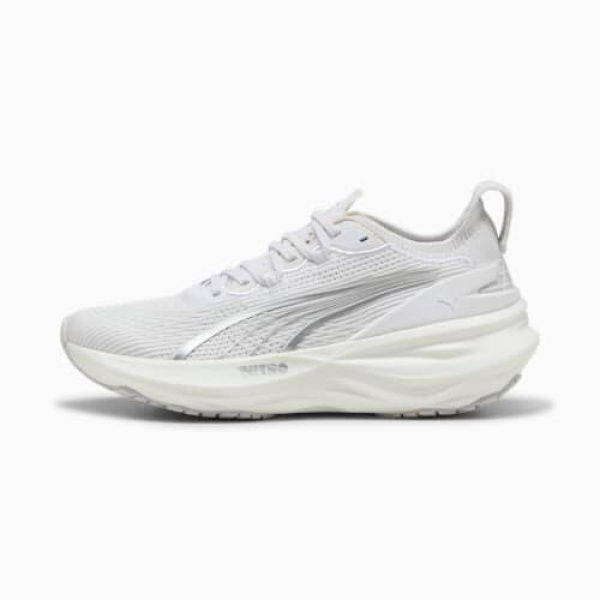 ForeverRun NITROâ„¢ 2 Running Shoes Women in White/Silver, Size 6, Synthetic by PUMA Shoes