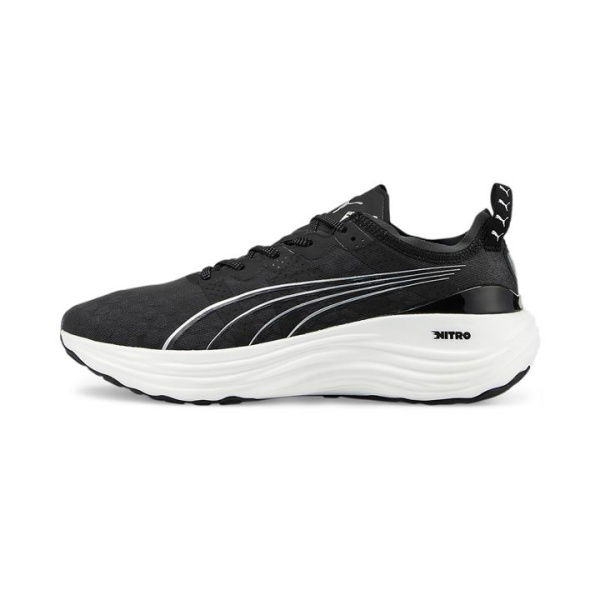 ForeverRun NITROâ„¢ Men's Running Shoes in Black, Size 8.5, Synthetic by PUMA Shoes