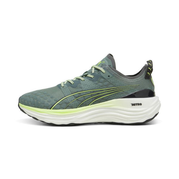 ForeverRun NITROâ„¢ Men's Running Shoes in Eucalyptus/Fizzy Apple, Size 7, Synthetic by PUMA Shoes