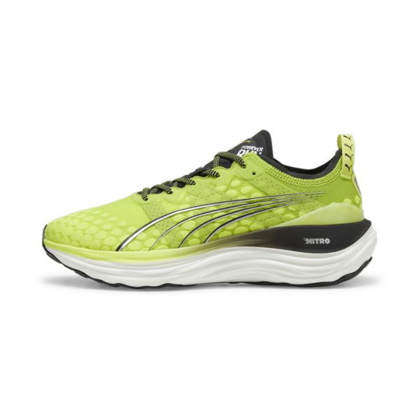 ForeverRun NITROâ„¢ Men's Running Shoes in Lime Pow/Black/White, Size 13, Synthetic by PUMA Shoes