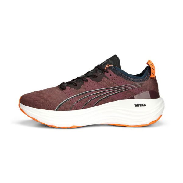 ForeverRun NITROâ„¢ Men's Running Shoes in Wood Violet/Ultra Orange, Size 8, Synthetic by PUMA Shoes