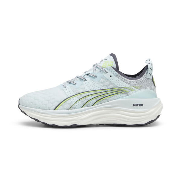 ForeverRun NITROâ„¢ Women's Running Shoes in Nitro Blue/Fizzy Apple/Galactic Gray, Size 7.5, Synthetic by PUMA Shoes