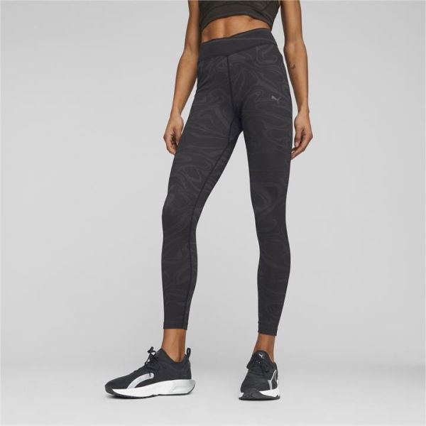 Formknit Seamless Women's 7/8 Tight in Black/Strong Gray, Size XS, Nylon/Polyester/Elastane by PUMA