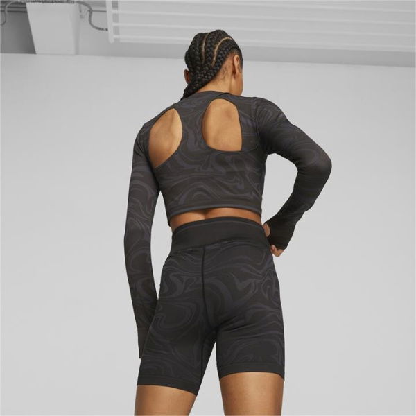 Formknit Seamless Women's Tight Training Top in Black/Strong Gray, Size XL, Nylon/Polyester/Elastane by PUMA