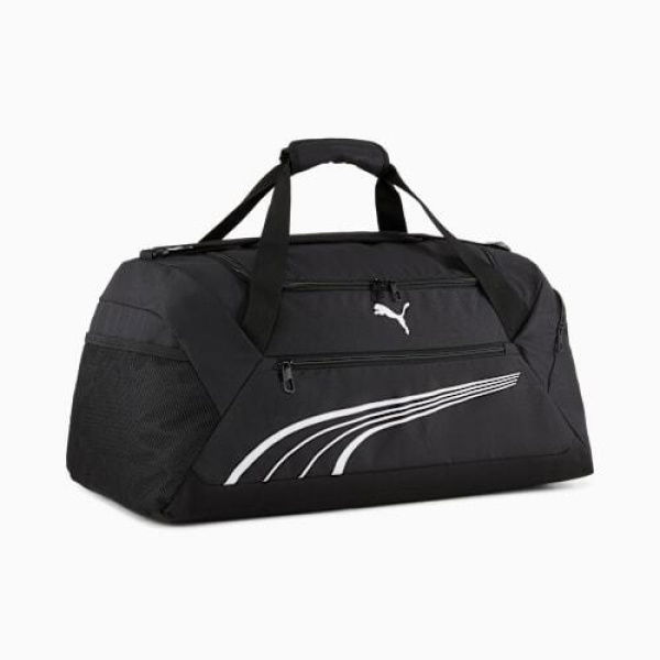 Fundamental 49L Medium Sports Bag Bag in Black, Polyester by PUMA Shoes