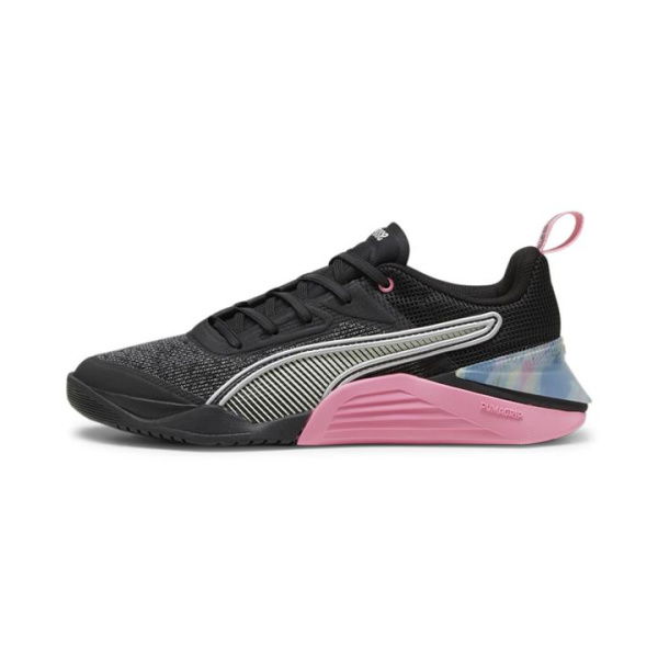 Fuse 3.0 Women's Training Shoes in Black/Silver/Turquoise Surf, Size 8, Synthetic by PUMA Shoes