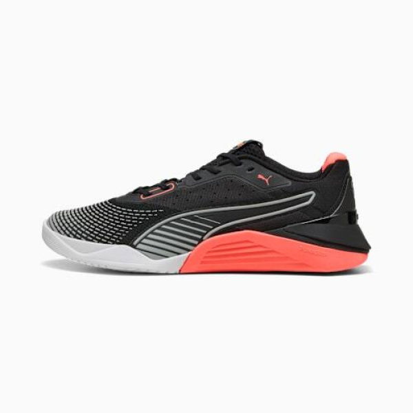 Fuse 4.0 Unisex Sneakers in Black/White/Glowing Red, Size 7, Synthetic by PUMA Shoes