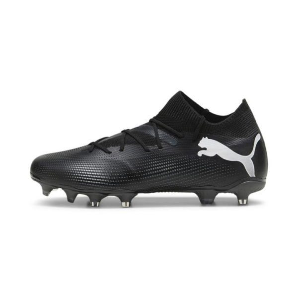 FUTURE 7 MATCH FG/AG Men's Football Boots in Black/White, Size 11, Textile by PUMA Shoes