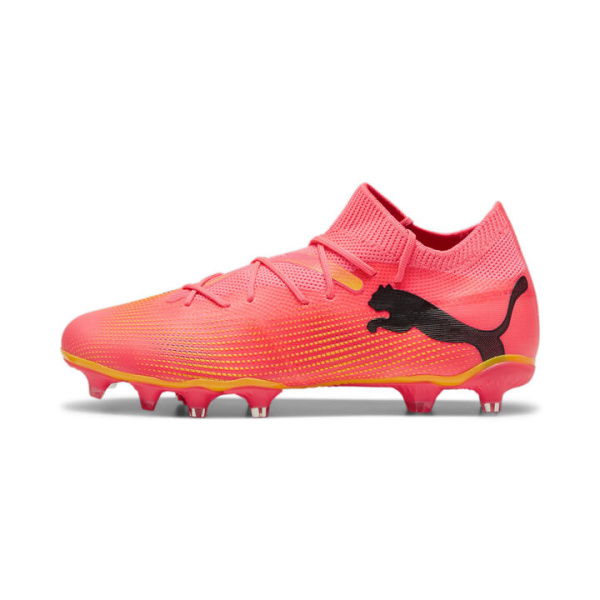 FUTURE 7 MATCH FG/AG Women's Football Boots in Sunset Glow/Black/Sun Stream, Size 10, Textile by PUMA Shoes