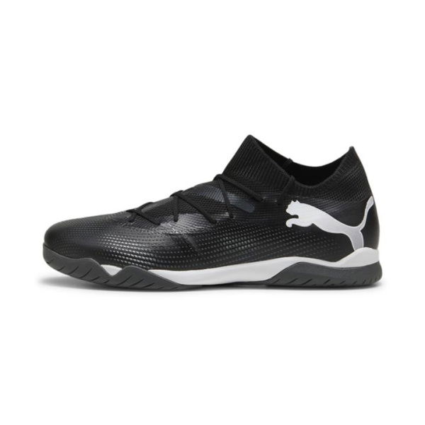 FUTURE 7 MATCH IT Men's Football Boots in Black/White, Size 9, Synthetic by PUMA Shoes