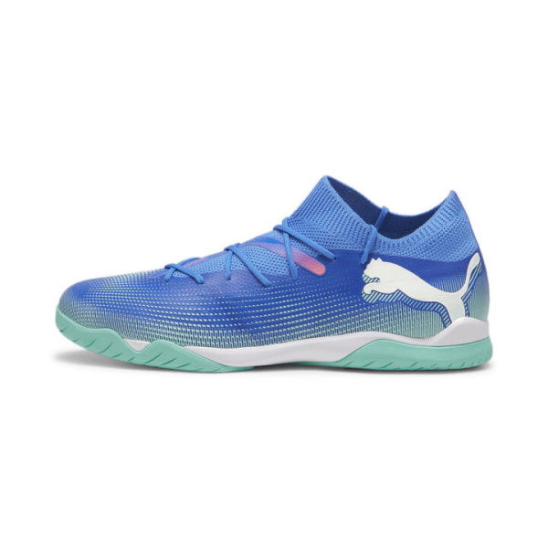 FUTURE 7 MATCH IT Unisex Football Boots in Bluemazing/White/Electric Peppermint, Size 10, Synthetic by PUMA Shoes