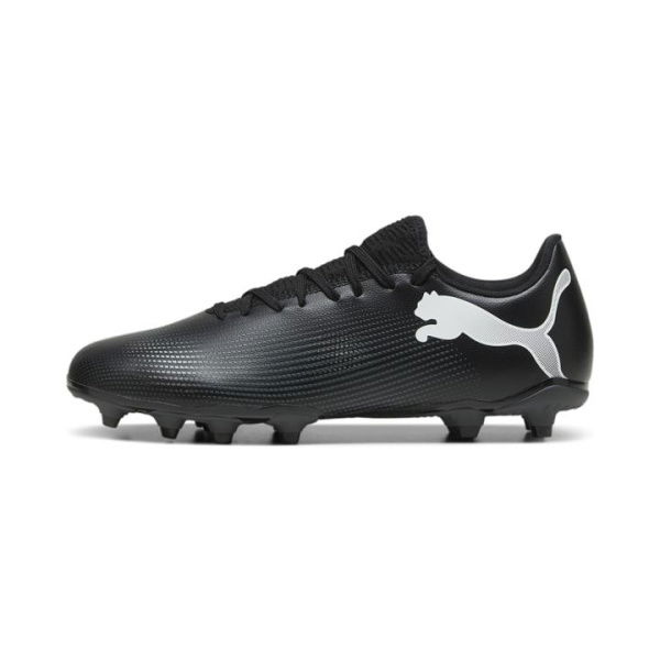 FUTURE 7 PLAY FG/AG Men's Football Boots in Black/White, Size 11.5, Textile by PUMA Shoes