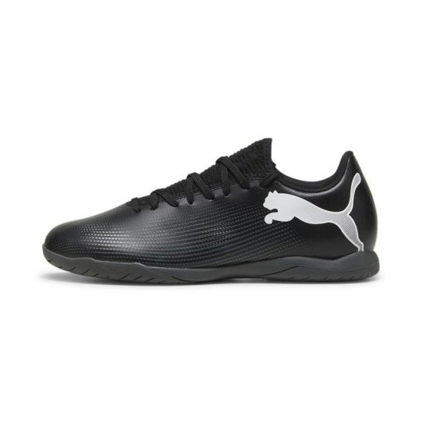 FUTURE 7 PLAY IT Men's Football Boots in Black/White, Size 10.5, Textile by PUMA Shoes