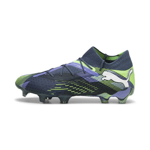 FUTURE 7 ULTIMATE FG/AG Football Boots in Gray Skies/White/Fizzy Apple, Size 5.5, Textile by PUMA Shoes