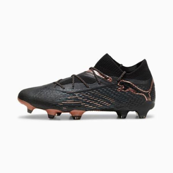FUTURE 7 ULTIMATE FG/AG Men's Football Boots in Black/Copper Rose, Size 10.5, Textile by PUMA Shoes