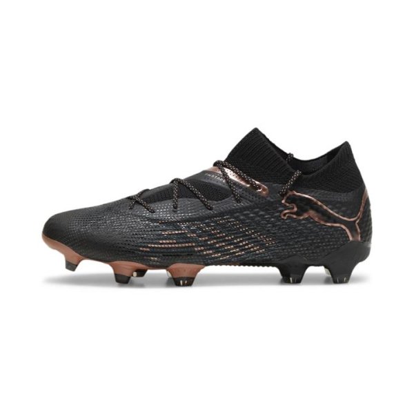 FUTURE 7 ULTIMATE FG/AG Men's Football Boots in Black/Copper Rose, Size 8, Textile by PUMA Shoes