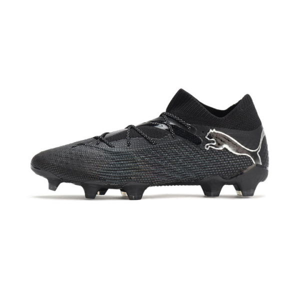 FUTURE 7 ULTIMATE FG/AG Unisex Football Boots in Black/Silver, Size 10, Textile by PUMA Shoes