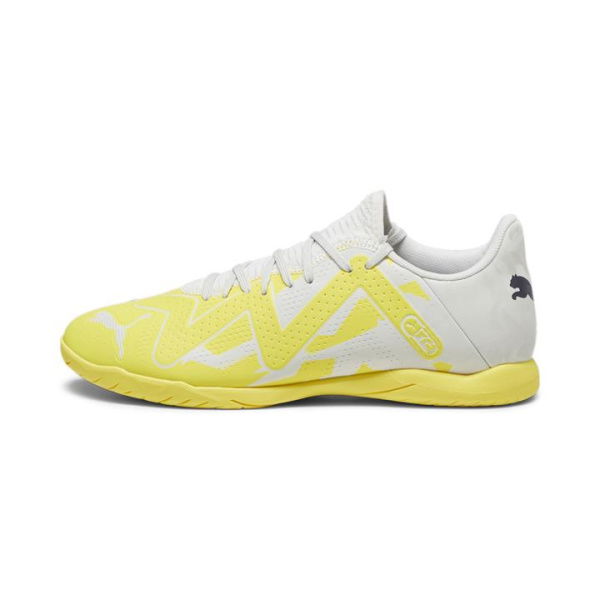 FUTURE PLAY IT Men's Football Boots in Sedate Gray/Asphalt/Yellow Blaze, Size 13, Textile by PUMA