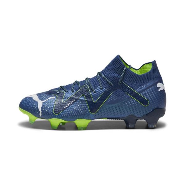 FUTURE ULTIMATE FG/AG Women's Football Boots in Persian Blue/White/Pro Green, Size 10.5, Textile by PUMA Shoes