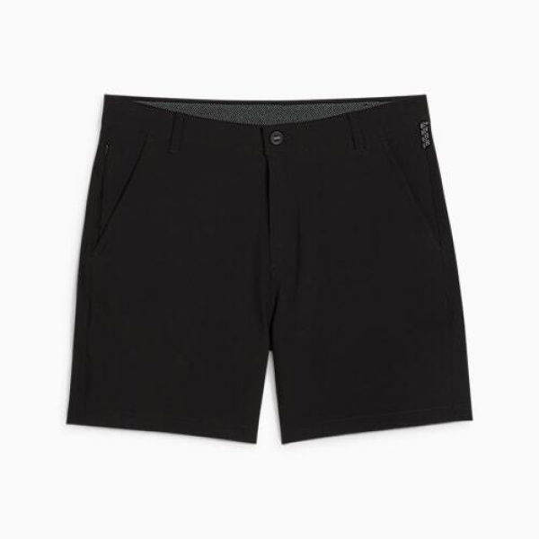 Golf 101 Men's Solid 7 Shorts in Black, Size 30, Polyester by PUMA