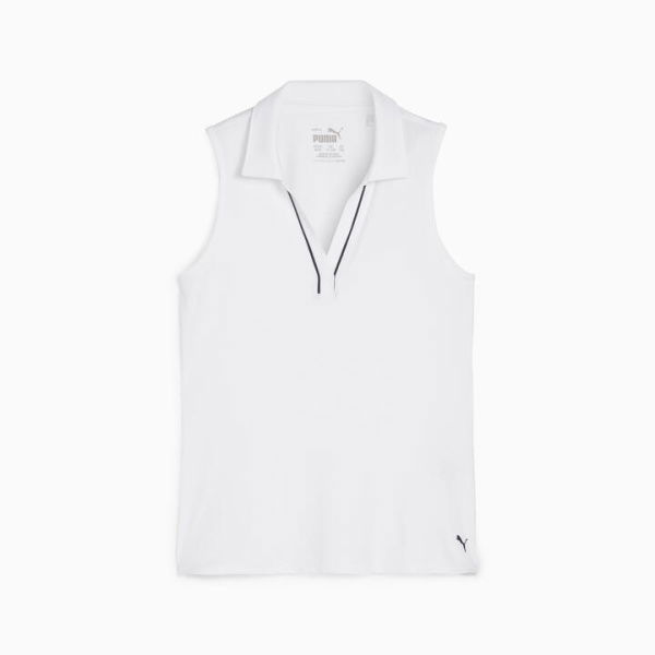 Golf Cloudspun Piped Sleeveless Polo - Girls 8