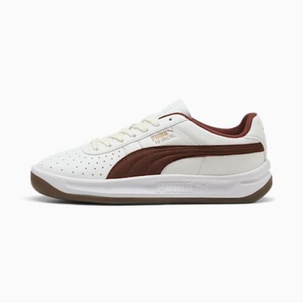 GV Special PRM Unisex Sneakers in White/Chocotart, Size 7, Textile by PUMA Shoes