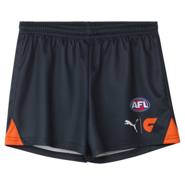 GWS Giants 2024 Menâ€™s Replica HOME Shorts in Midnight Navy/Orange Tiger/White, Size Large by PUMA