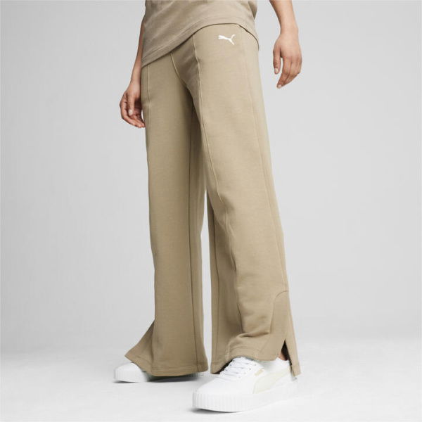 HER Women's Straight Pants in Oak Branch, Size Large, Cotton by PUMA