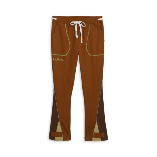 HOOPS x LaFrancÃ© Men's Pants in Teak/Chestnut Brown, Size Small, Polyester by PUMA