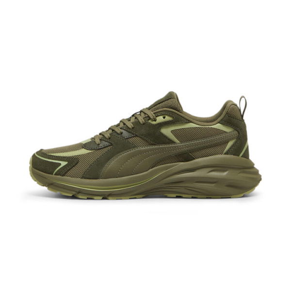 Hypnotic LS Unisex Sneakers in Olive/Dark Olive/Calming Green, Size 10, Textile by PUMA Shoes