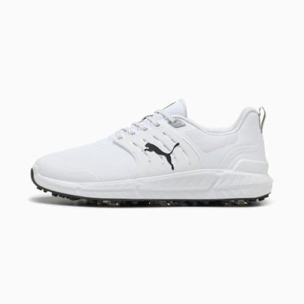 Ignite Elevate 2 Tour Golf Shoes Men in White/Black, Size 7, Synthetic by PUMA Shoes